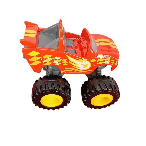 Fisher-Price Blaze & The Monster Machines Racing Flag Stripes Monster Truck Toy - Picture 1 of 6